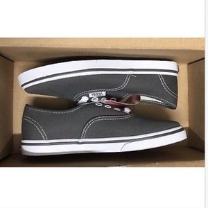 Vans Kids Authentic Lo Pro Pewter Sneaker Shoes